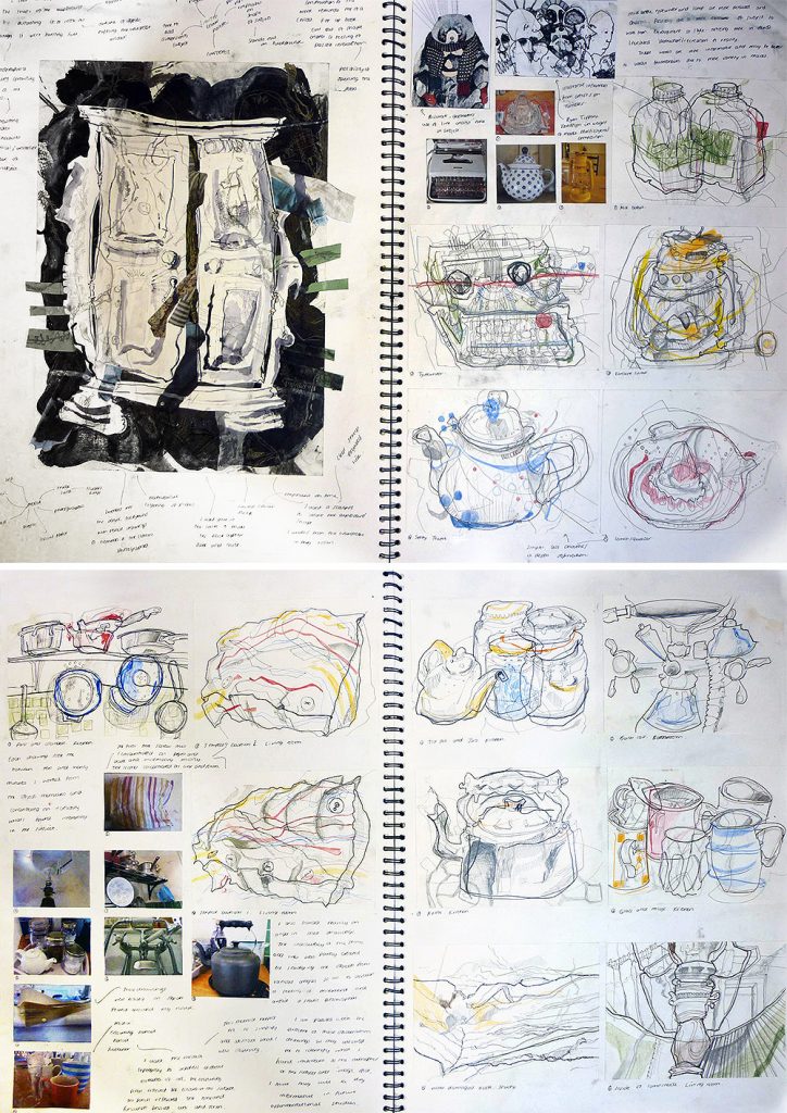 expressive drawing art sketchbook
